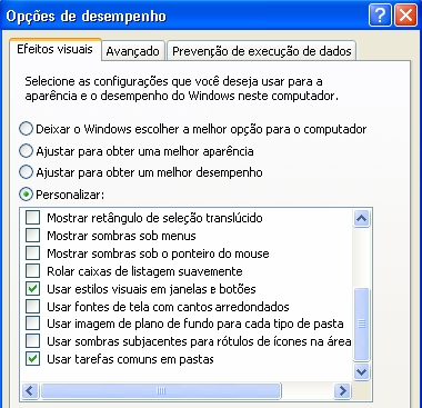 Configurações