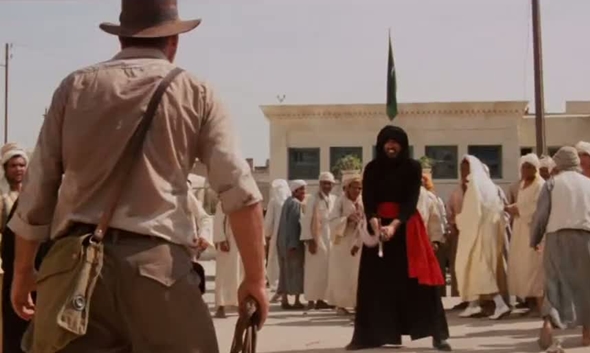 Indiana Jones e Os Caçadores da Arca Perdida – Indiana Jones Vs. Cara de Espada