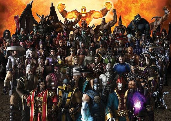 Mortal Kombat todos os personagens