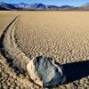 As pedras deslizantes do Vale da Morte