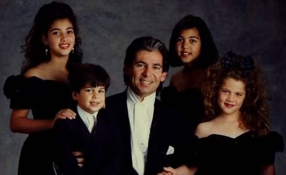 Robert Kardashian e sua família