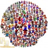 Todas as versões do Super Mario em uma única imagem