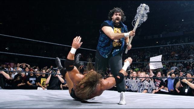 Mick foley vs Triple H